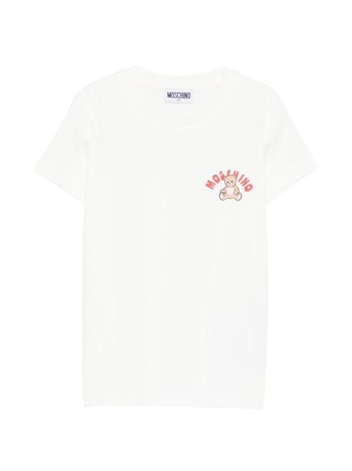 T-shirt unisex Moschino Kid Teen bianca MOSCHINO KID-TEEN | HWM058LAA0110063